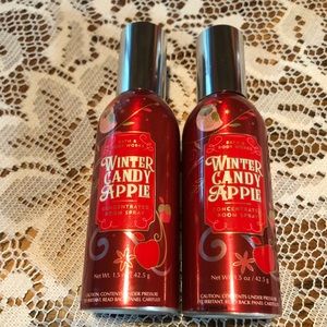 Bath and Body room spray Winter Candy Apple 1.5oz 2 total sprays